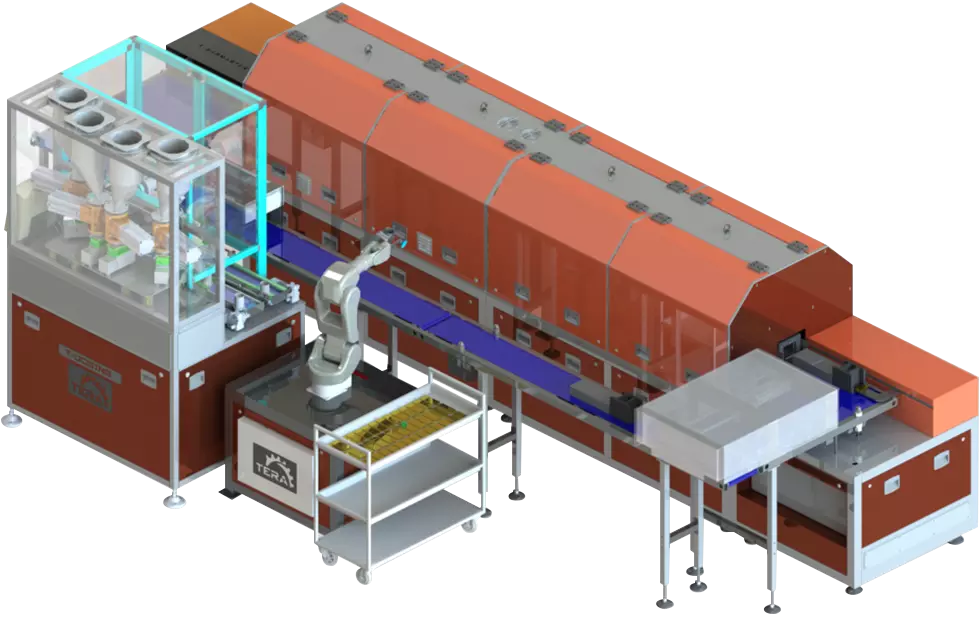 T-Barmaster™ is an induction tunnel furnace which, although it involves a very advanced technology, is flexible and easy to use. Available in different models, each Tera Automation T-Barmaster™ is designed, managed and assembled within our company.